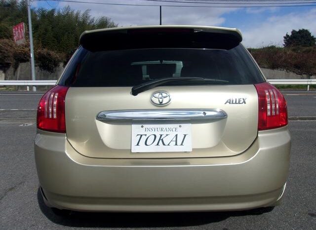 2003 TOYOTA ALLEX MT full