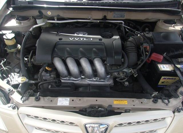 2003 TOYOTA ALLEX MT full