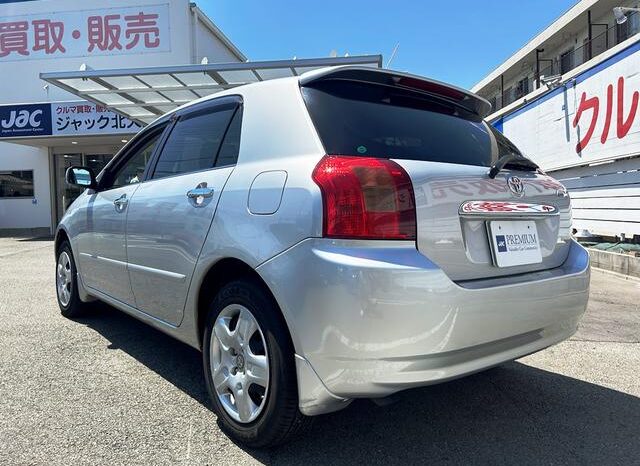 2002 TOYOTA ALLEX MT full
